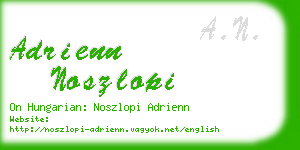 adrienn noszlopi business card